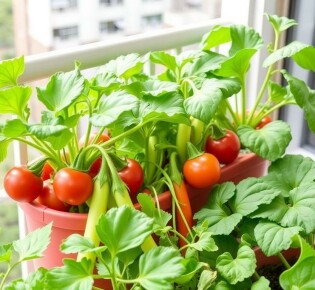 Gemüseanbau auf dem Balkon: Las mejores variedades para cultivar en tu balcón