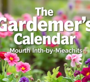 El Calendario del Jardinero: Tareas Mes a Mes para un Jardín Saludable Todo el Año