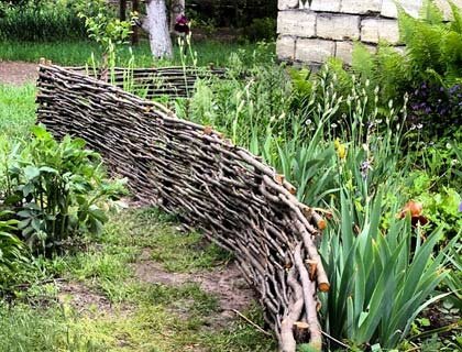 Заборчик, декоративные ограждения для сада своими руками