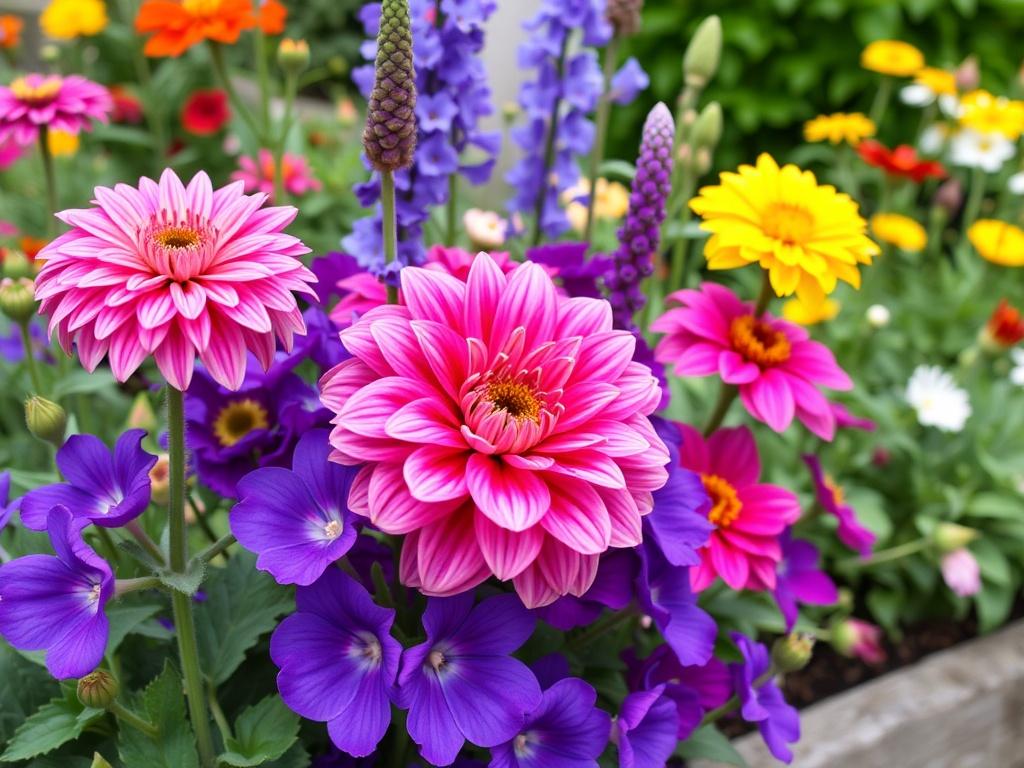     Die besten Blumen für einen bunten Bauerngarten. Diseño y combinaciones de color para un impacto visual armónico