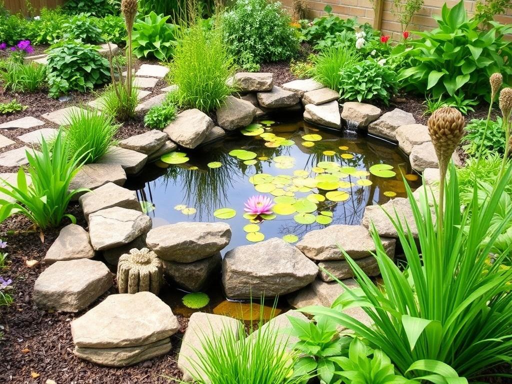    Aménager une mare naturelle dans son jardin.. Diseño: forma, profundidad y zonas para la vida