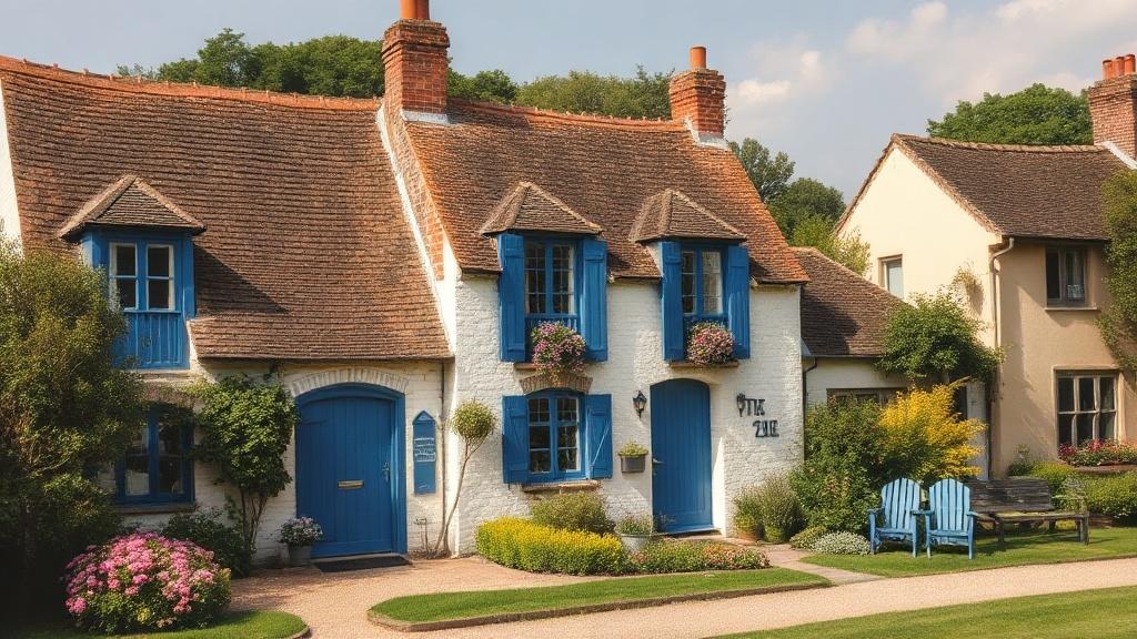 cottage village cottage villagephoto